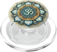 Mandala Pattern Coastal Sea Shells Aesthetic Summer PopSockets PopGrip for MagSafe