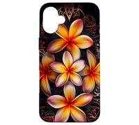 Mandala Plumeria Flowers Floral Tropical Plumeria Case for iPhone 16 Plus