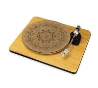 Mandala Record Player Slip Mat TurnTable DJ Slip Mat UV Printed (Large 12")