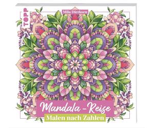 Mandala-Reise: Malen nach Zahlen, Dierksen, Mila-Mila-Dierksen, 9783735882141.
