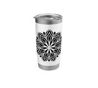 Mandala Sacred Geometry Geometric Circle Design Stainless Steel Insulated Tumbler