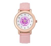 Mandala Sacred Metatron Cub Womens Elegant Watch Analogue Quartz Watch Leather Band Wristwatch
