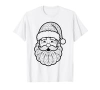 Mandala Santa Claus Christmas to Color Yourself T-Shirt