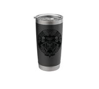 Mandala Sloth Tesselated Mindful Design Sloths Meme Stainless Steel Insulated Tumbler