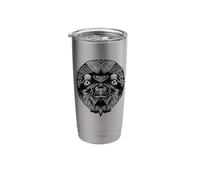 Mandala Sloth Tesselated Mindful Design Sloths Meme Stainless Steel Insulated Tumbler