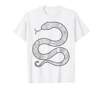 Mandala Snake Coloring and Paint it Yourself Value Graphic T-Shirt, Men, White, XL