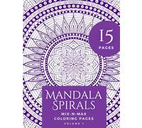 Mandala Spirals (Mix-n-Max Coloring)