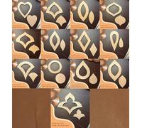 Mandala Stencil Bundle Wow Art - 364 Wooden Shapes for Dot Art, Tracing, Geometric Drawing - 13 Stencil Sets - Boho Craft Kit - Unique Sets