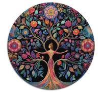 Mandala Style Tree of Life Art Rätsel Für Erwachsene || Familienspaß-Puzzles 1000pcs (67.5x67.5cm) Erwachsene