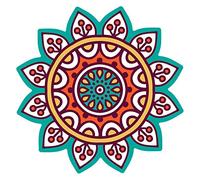Mandala Sun Catchers Window Stickers - Bohemian Decor - Suncatchers for Windows Decoration - Design 3