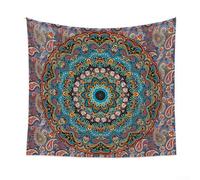 Mandala Tapestry Wall Hanging in Hippie Bohemian Indian Style for Home Room Living and Dorm Decoration (C)