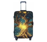Mandala, The Tree of Life Elastic Travel Luggage Cover Suitcase Protector, Print Suitcase Baggage Cover Anti-Scratch