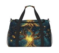 Mandala, The Tree of Life Waterproof Weekender Bags Duffel Bag Large Carry On Hand Luggage Bags Foldable Tote Bag for Travel Sports Gym Dance