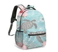 Mandala Turtle Starry Sky Backpack 16 Inch Rainbow Gradient Galaxy Dreamscape 360 Print Aesthetic Fantasy Celestial Rucksack (11)