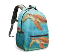 Mandala Turtle Starry Sky Backpack 16 Inch Rainbow Gradient Galaxy Dreamscape 360 Print Aesthetic Fantasy Celestial Rucksack (10)
