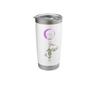 Mandala Yoga Meditations Moon Seahorse Back Print Graphic Stainless Steel Insulated Tumbler