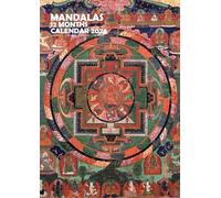 Mandalas 2026 Wall Calendar, A3 Size, Wire-Bound, Full Colour, Free Pack of Calendar Stickers