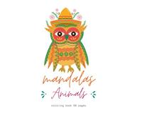 mandalas animals: coloring book 50 pages