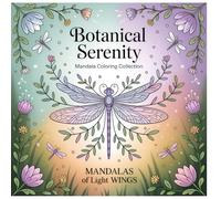 Mandalas of Light Wings: Dragonfly and Firefly Mandalas with Soft Airy Symmetry (SERIES OVERVIEW - Botanical Serenity Mandala Coloring Collection)