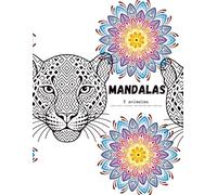 Mandalas y animales: Libro para colorear antiestrés para adultos