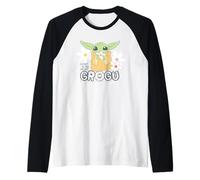 Mandalorian Cutest in The Galaxy Grogu Raglan Baseball Tee
