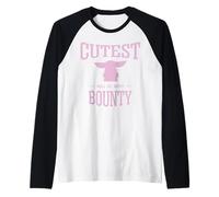 Mandalorian Grogu Cutest Raglan Baseball Tee