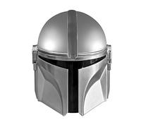Mandalorian Helmet, Boba Fett Full Head PVC Mask Halloween Cosplay Costume Props For Adult Silver