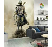 Star Wars King Size Photo Wallpaper 78x110 inch |200 x 280 cm | Mandalorian XL