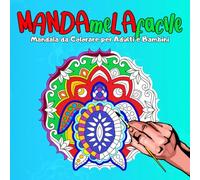 MANDAmeLAfacile: Per adulti con 100 Mandala magici, Disegni Audaci e Facili, Pagine Singole, Formato 8,5x8,5, Alta Qualità, Creatività e Anti-Stress.