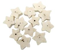 Mandarin Bird Toys by M&M 5140 Sola Star Munchers - Handcut Mini Sola Star Chewable Bird Foot Toys, Natural Wood, Lightweight, Fun for Beaks and Feet, Versatile, Break Apart, Add to Toys, Pleasing