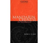 Mandarin Chinese: An Introduction