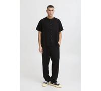 Mandarin collar shirt Solid Allan Noir XL