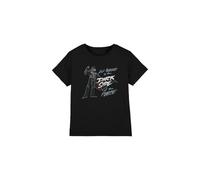 mandarin creative ltd Boys Star Wars Give Yourself to The Dark Side Plain Kids T-Shirt, Black, 7-8 Years, Black, 7-8 Years