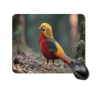 Mandarin Duck Mouse Pad Square Laptop Mouse Mat Cute Computer Mousepad Keyboard Pad Non-Slip Desk Pads for Gaming Office Work Home 20 * 25cm