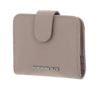Mandarina Duck Mellow Leather Card 2 Wallet Beige Woman