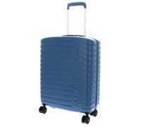 Mandarina Duck Flyduck Trolley Cabin, China Blue, 40 x 20 x 55 cm, Nuova Linea superleggera in policarbonato