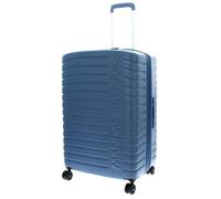 Mandarina Duck Flyduck Trolley Medium EXP, China Blue, 69 cm x 31 cm x 45 cm, Nuova Linea superleggera in policarbonato