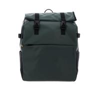 Mandarina Duck laptop backpack with laptop compartment Eco Coated Backpack Deep Green dark green