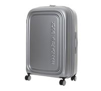 Mandarina Duck Logoduck + 4 wheels Trolley L 75 cm silver colored