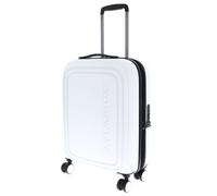 MANDARINA DUCK Logoduck + Expandable Cabin Trolley Blanc