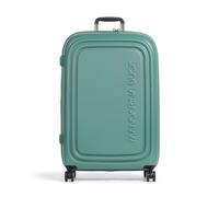 Mandarina Duck Logoduck + 4 wheels Trolley L 75 cm green