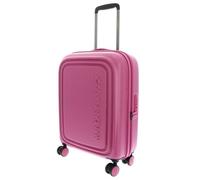Mandarina Duck LOGODUCK + Trolley Cabin, Red Violet, 40E+1 cm x 20E+1 cm x 55 cm, Linea iconica di in policarbonato