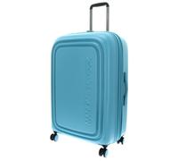 Mandarina Duck LOGODUCK + Trolley Large EXP, Aqua, 49 cm x 31 cm x 75 cm, Linea iconica di in policarbonato
