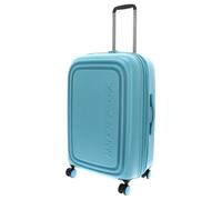 Mandarina Duck LOGODUCK + Trolley Medium EXP, Aqua, Standard Size, Linea iconica di in policarbonato