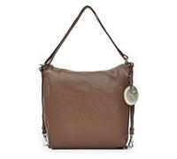 Mandarina Duck Mellow Leather Hobo Shoulder Bag Brown