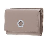 Mandarina Duck Mellow Leather Medium Trifold Wallet Beige Woman