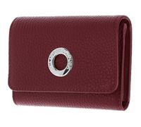 Mandarina Duck Mellow Leather Trifold Wallet Red Women
