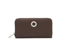 Mandarina Duck Purse Mellow Leather Zip Around Wallet Espresso Dark Brown