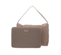 Mandarina Duck shoulder bag Mellow Leather Hobo Bag Warm Taupe old pink