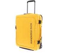 MANDARINA DUCK Travel Bag Trolley Eco Coated Wheeled Duffle Duck Yellow Dark Yellow 55cm